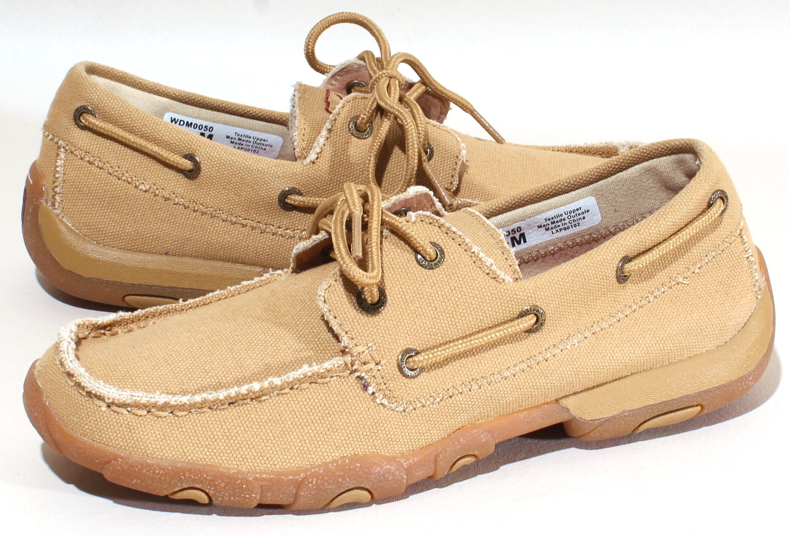 Womens Twisted X Driving Moccasins Size 8.5 M Brown Casual Bomber Boat Shoes