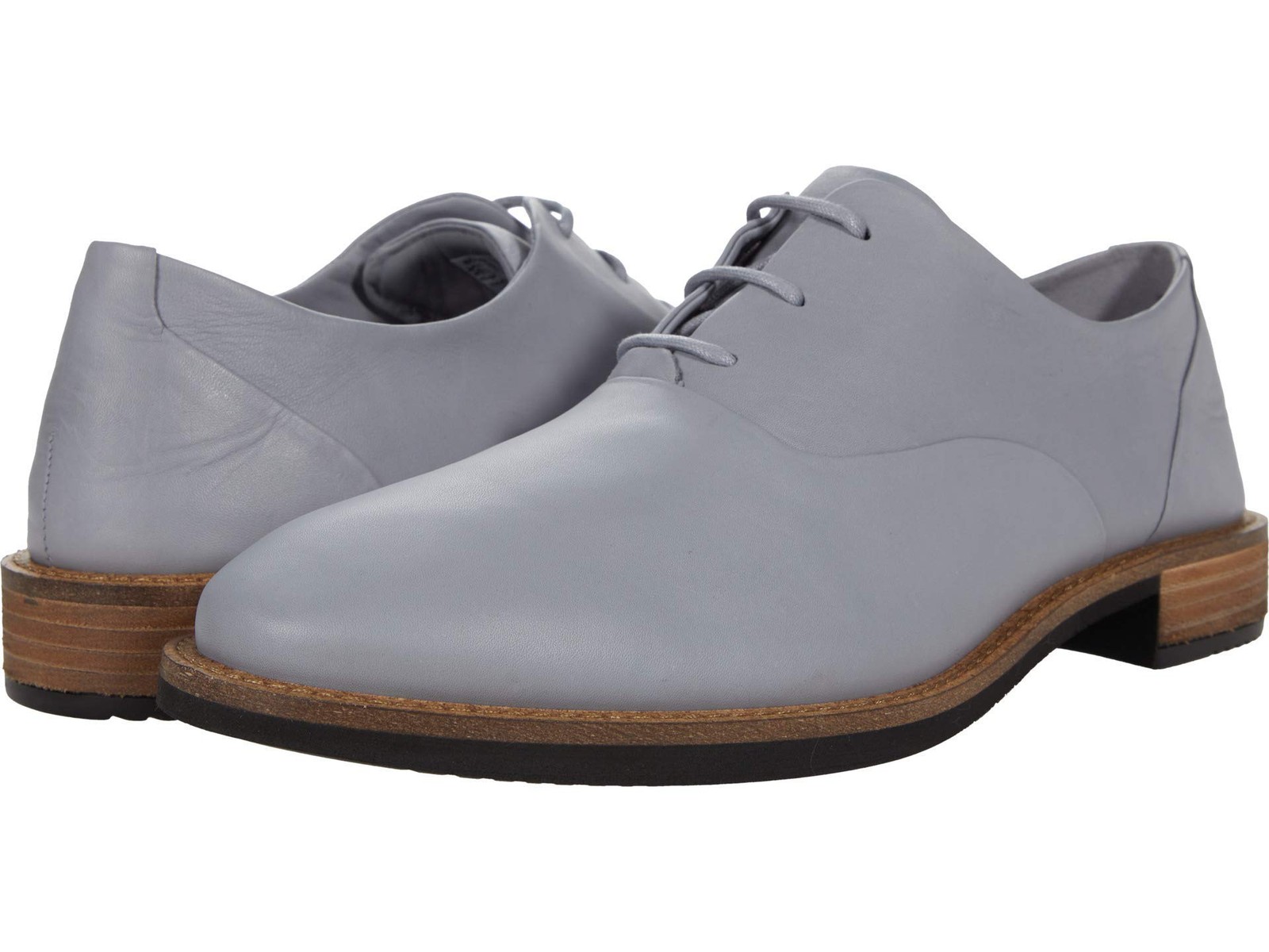 ECCO Women’s Sartorelle 25 Tailored Tie Oxford, Silver Grey, EU 37 (US 6-6.5)
