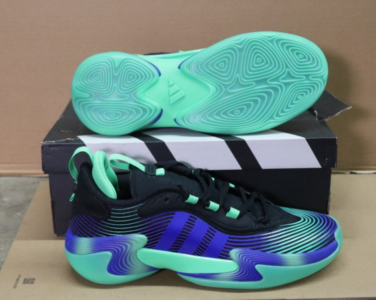 adidas Exhibit Select 2.0 Pro Basketball Blue, Green Sneakers Women’s Size 9.5