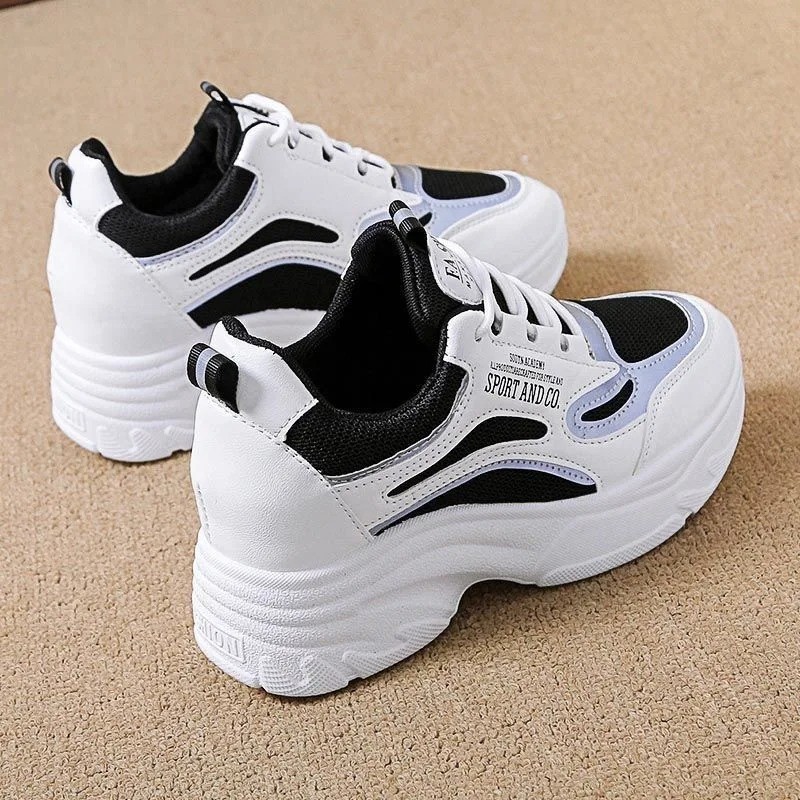 Women’s Dad Sneakers Platform Thick Sole Casual Height Increase Walking Shoes