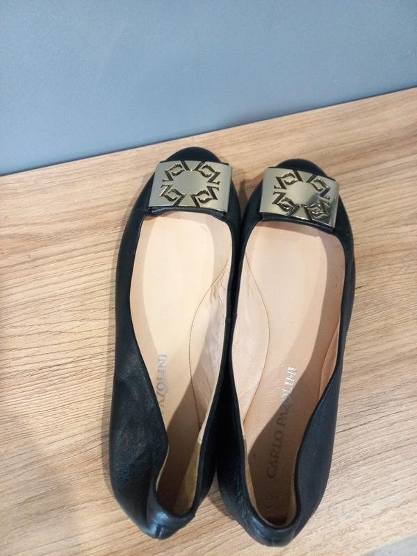 Women Carlo Pazolini heels black leather 35 #10TO