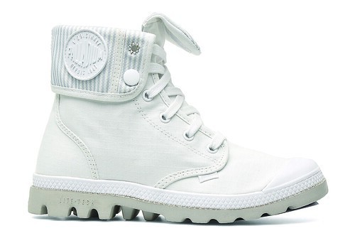 Palladium Baggy Lite Boots Women’s 6.5 Lightweight Canvas Fold Down Urban Style
