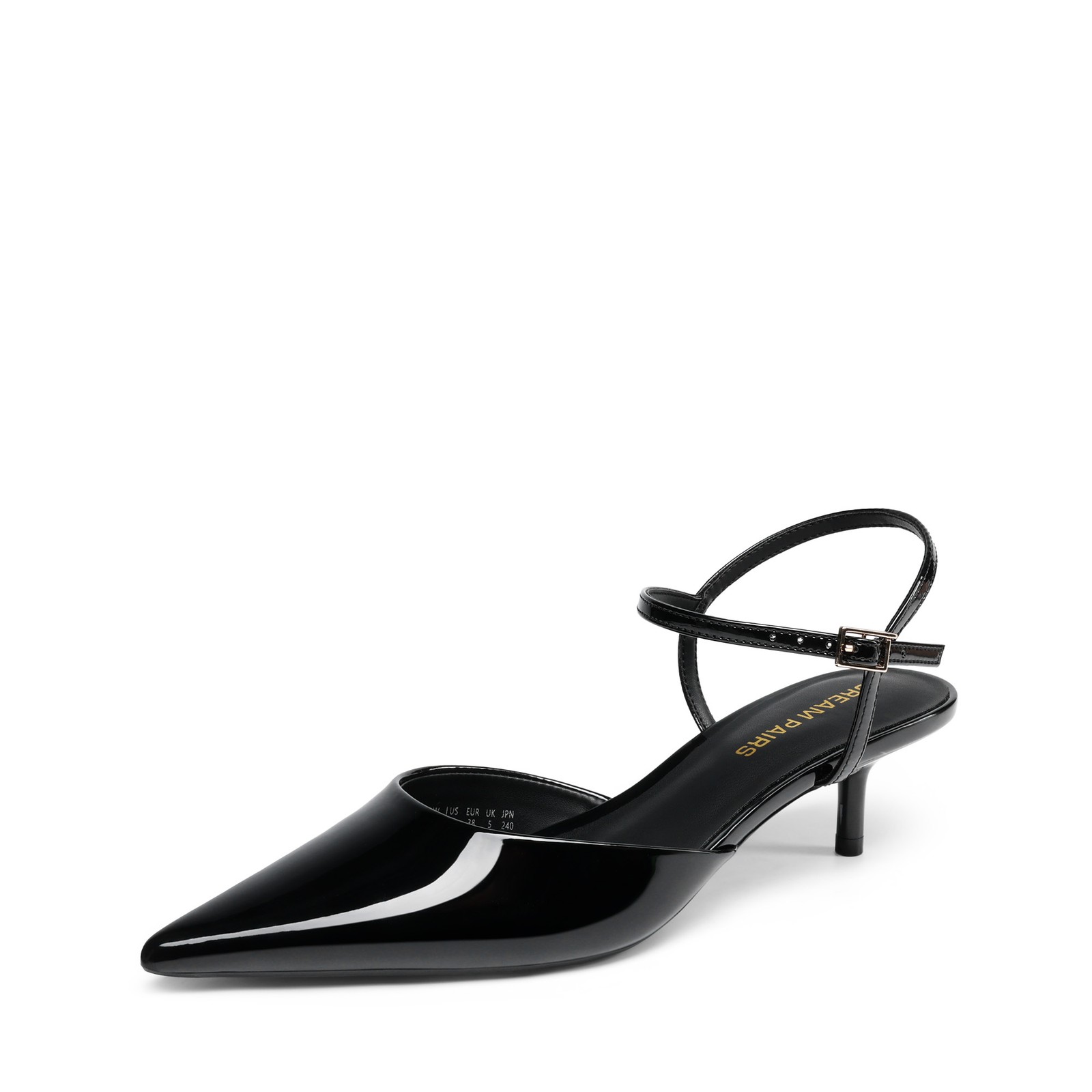 Women 1.8″ Kitten Heels Pointed Toe Slingback Wedding Formal Party Dress Pumps