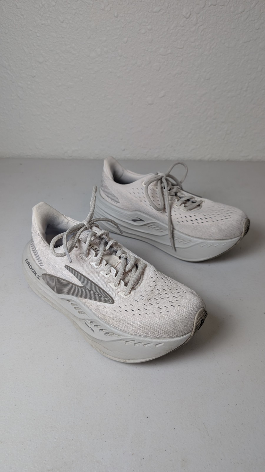 Brooks Glycerin Max Almond Peach London Fog Women’s 8 Great Condition Free Ship