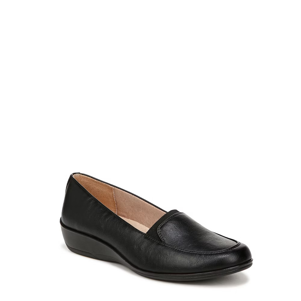 LifeStride Women Ida Loafer Black 6 W