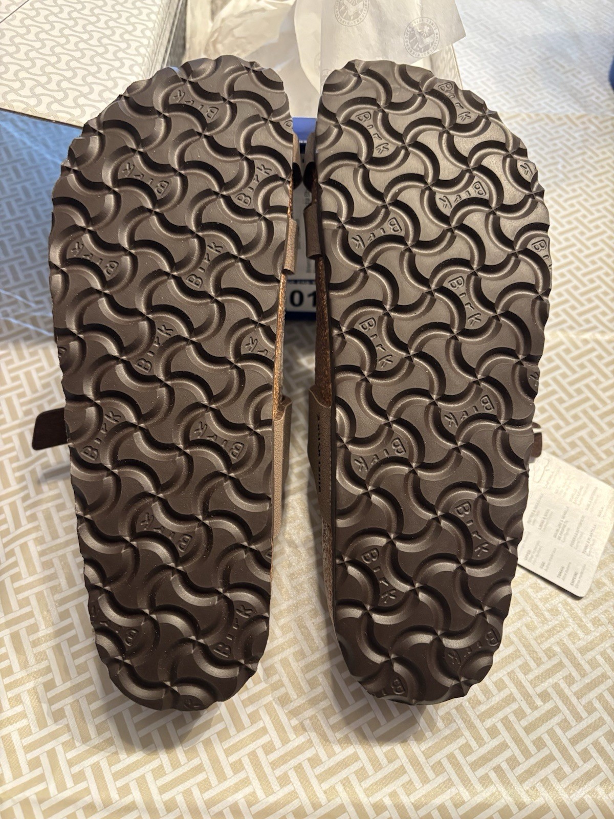 NWT Birkenstock Mayari Mocca Birko-Flor Nubuck Sandals Narrow 36 US 5 5.5