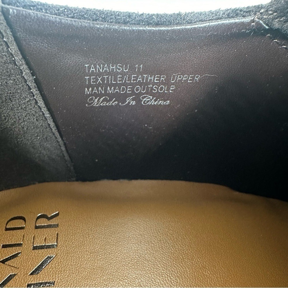 Donald Pliner Wedge Pump Tanah Women’s 11 Textile Leather Brown Chocolate
