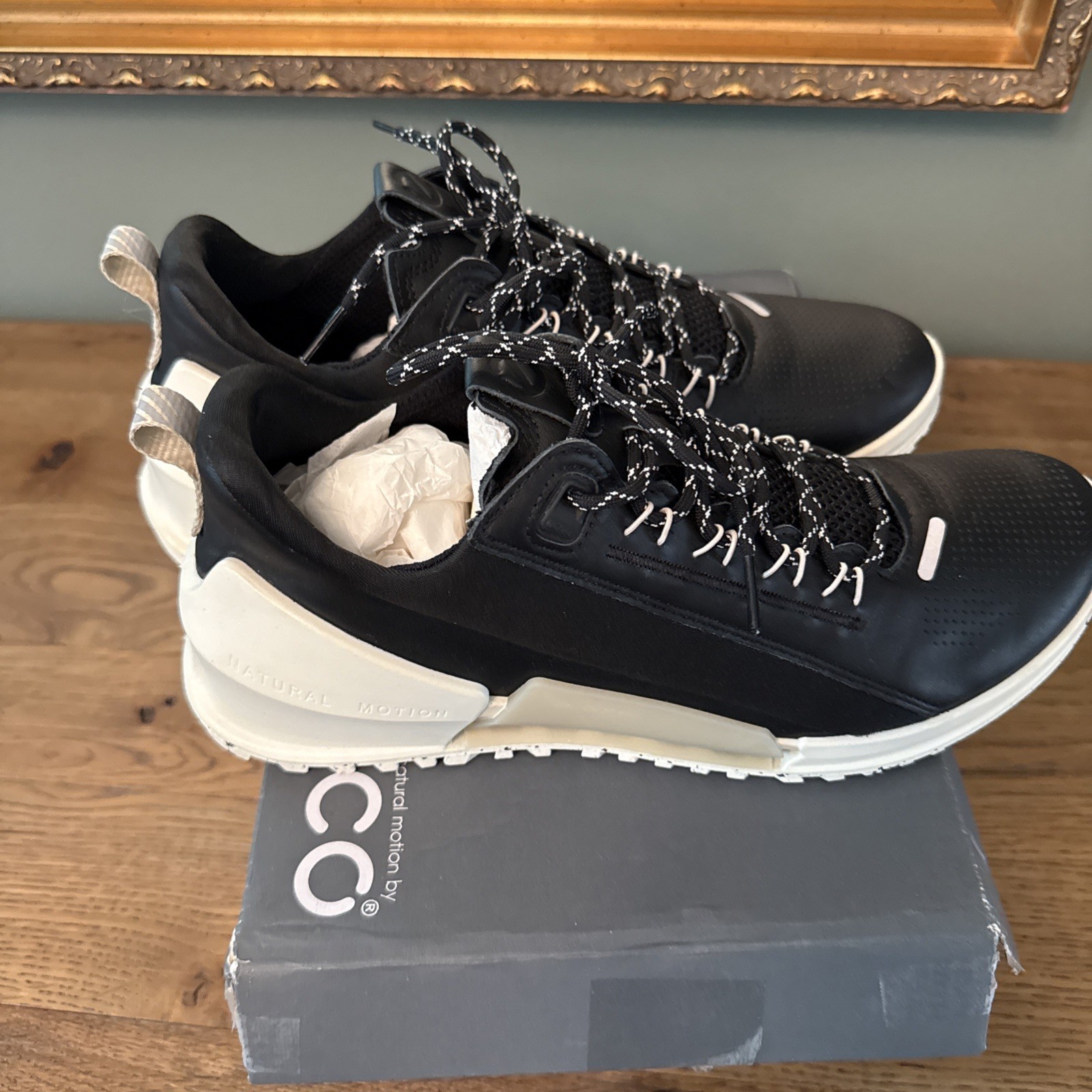 ECCO Women’s BIOM 2.0 LUXURY Sneaker in Black, US 10-10.5 EU 41