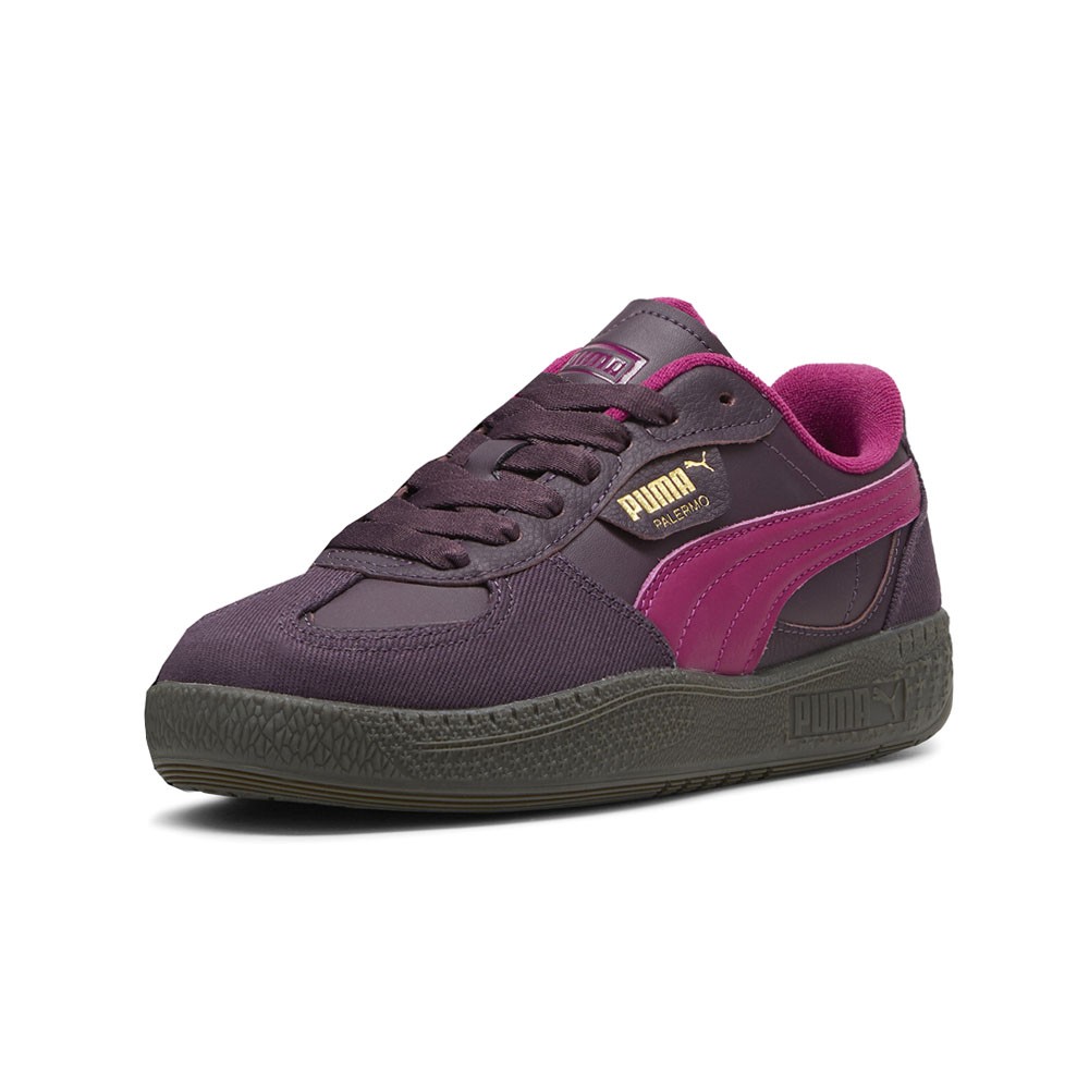 PUMA Palermo Moda Corduroy Lace Up Womens Purple Sneakers Casual Shoes 39852901