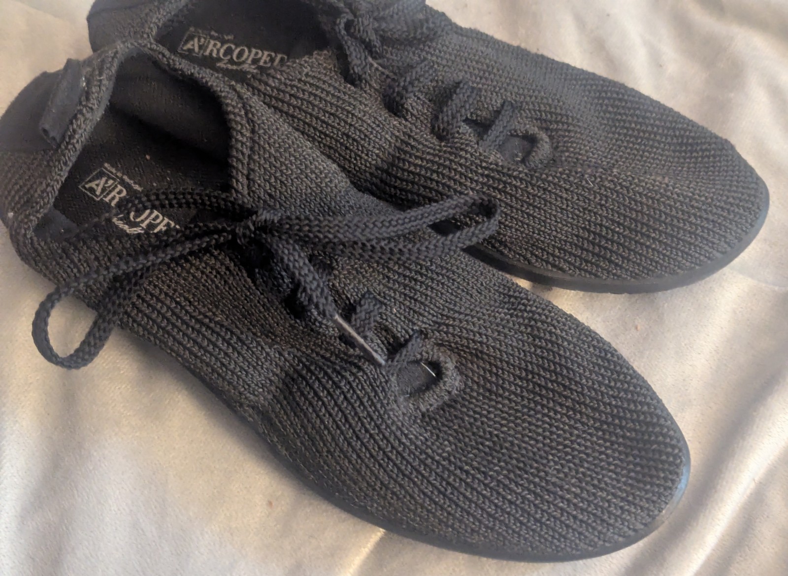 Arcopedico Black Knit lace up Sneakers Shoes Size EU 37 US 6-6.5 Women’s