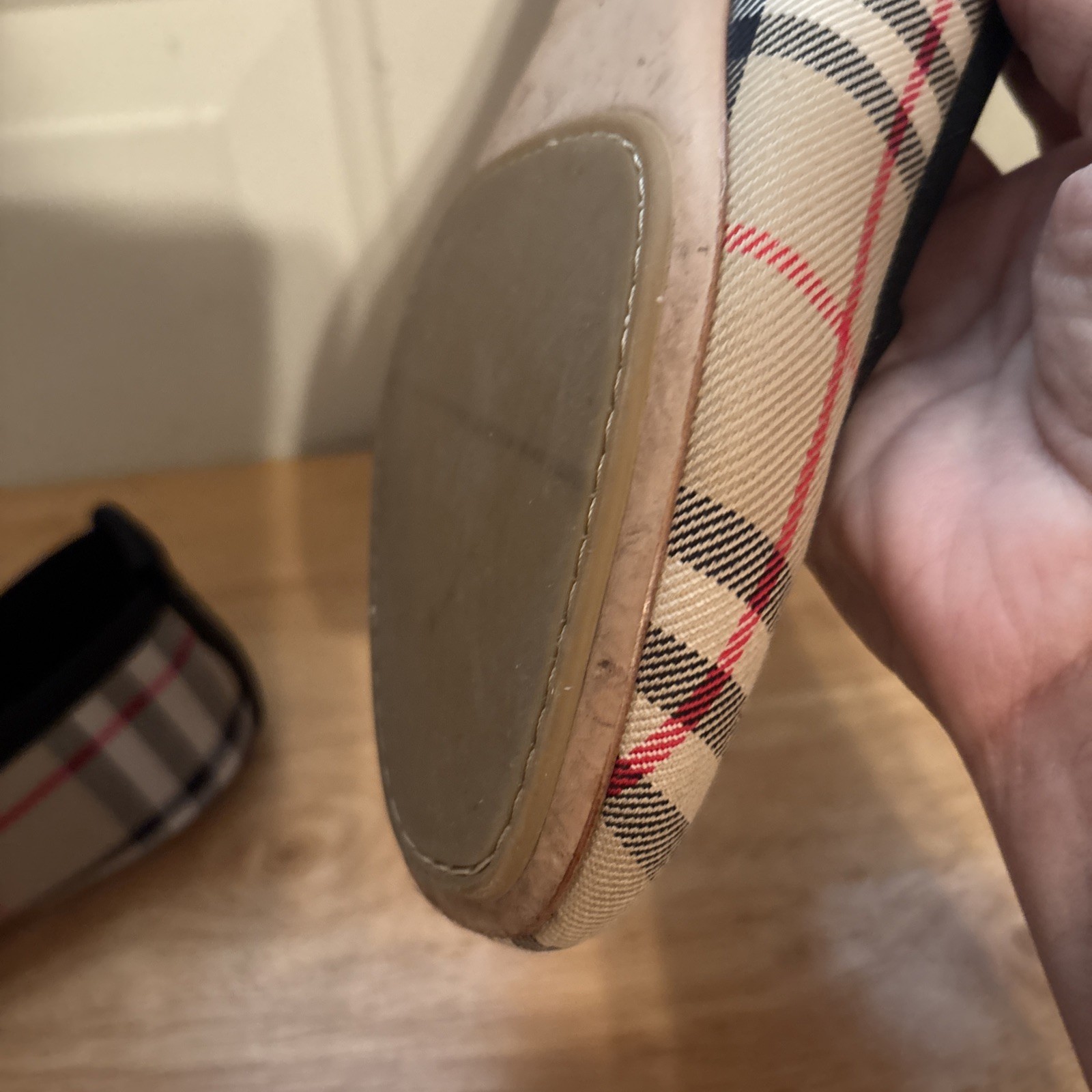 Burberry Women’s Flats Shoes Size EU 37 US 7 Ballet Nova Check