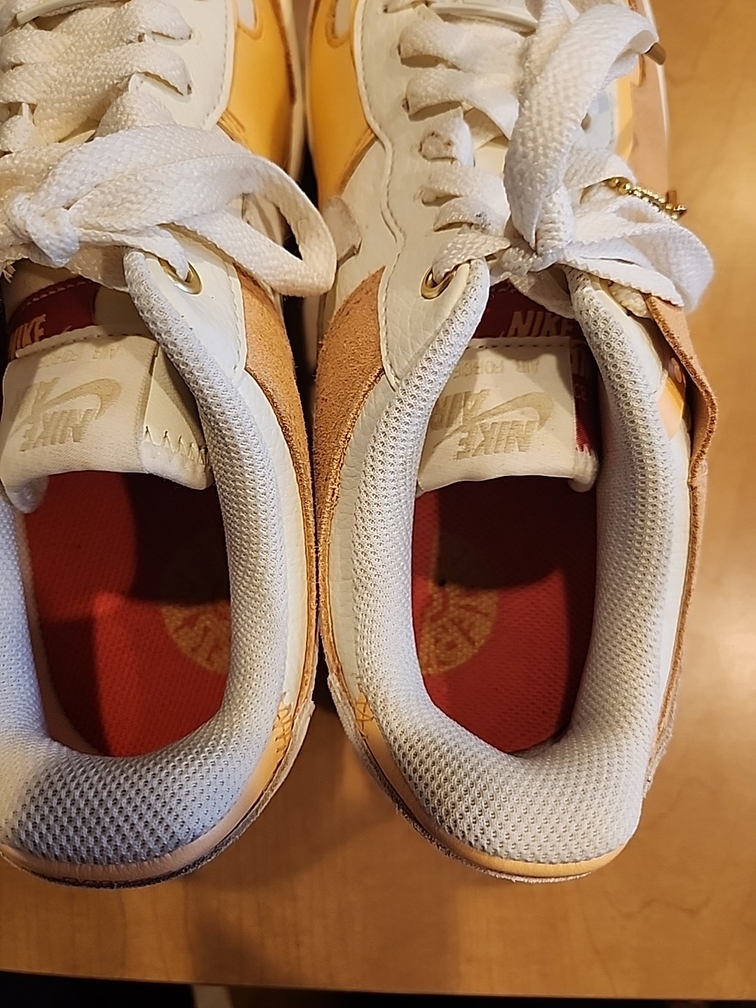 Nike AF1 Low Shadow Susterhood Cashmere Orange Sneakers. Size 8.5. DM 8157-700
