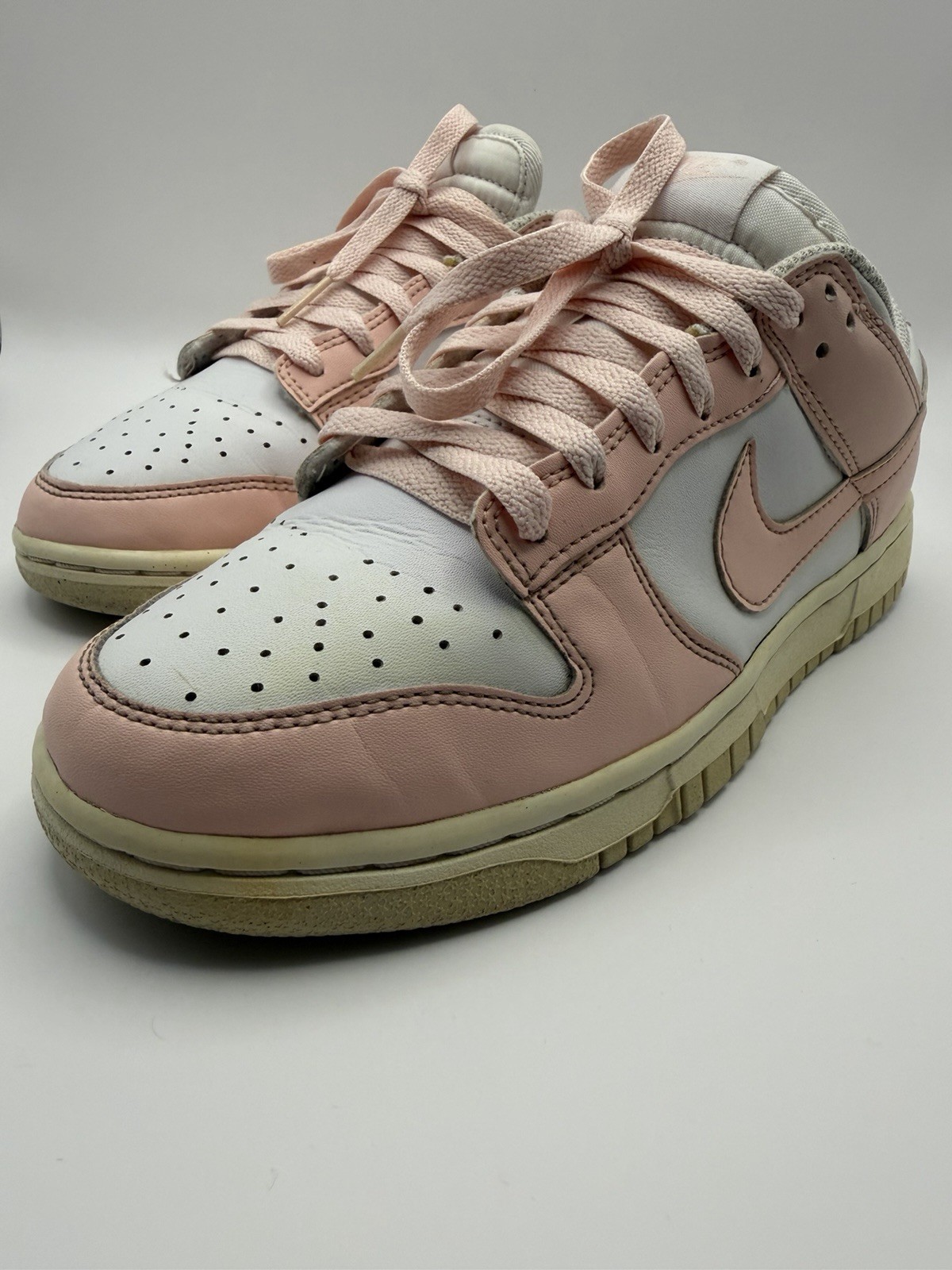 Nike Dunk Low Next Nature Pale Coral Pink White Women’s Size 6.5
