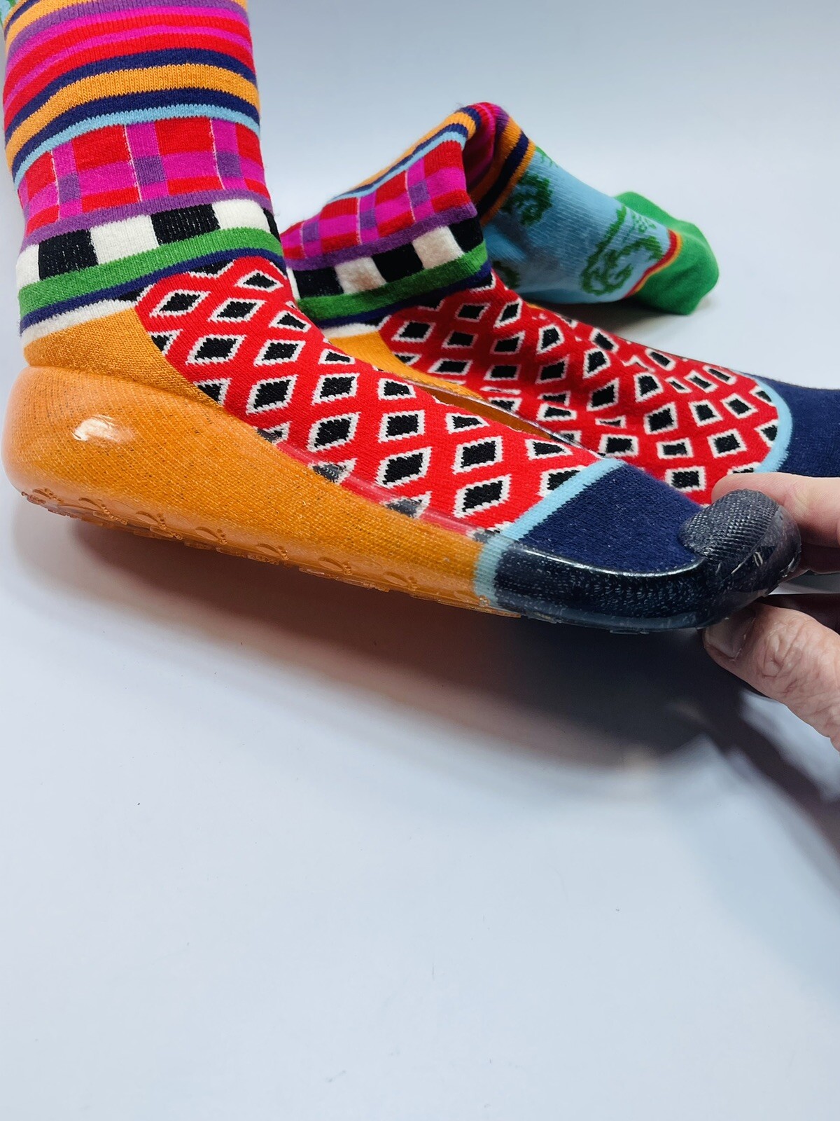 Dub & Drino Seriously Silly Slippers Unisex Colorful Rubber Sole Eu 36-37 US 6