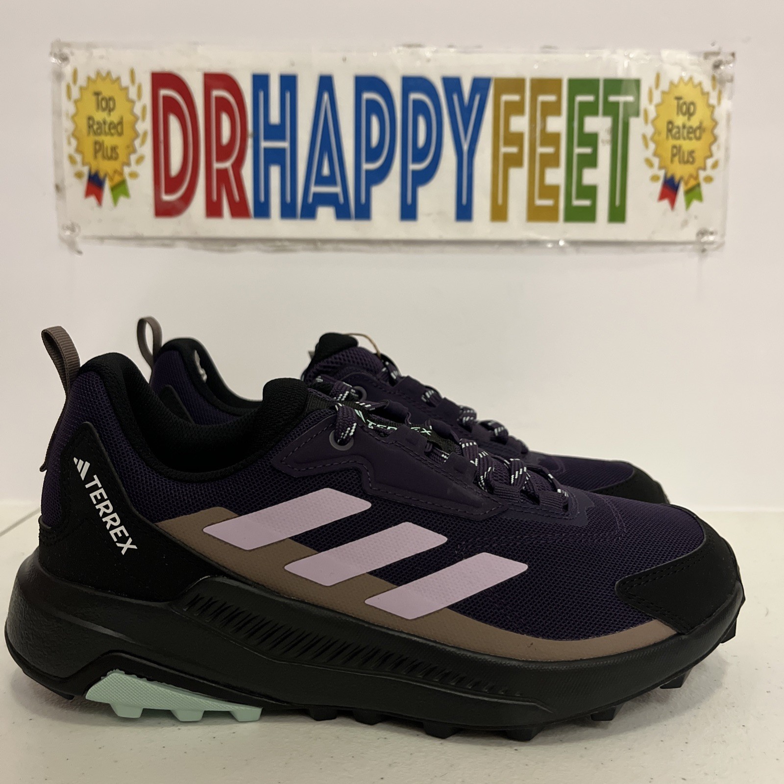 Adidas Terrex Anylander Women’s Hiking Shoes Size 7 Purple JQ9956 New