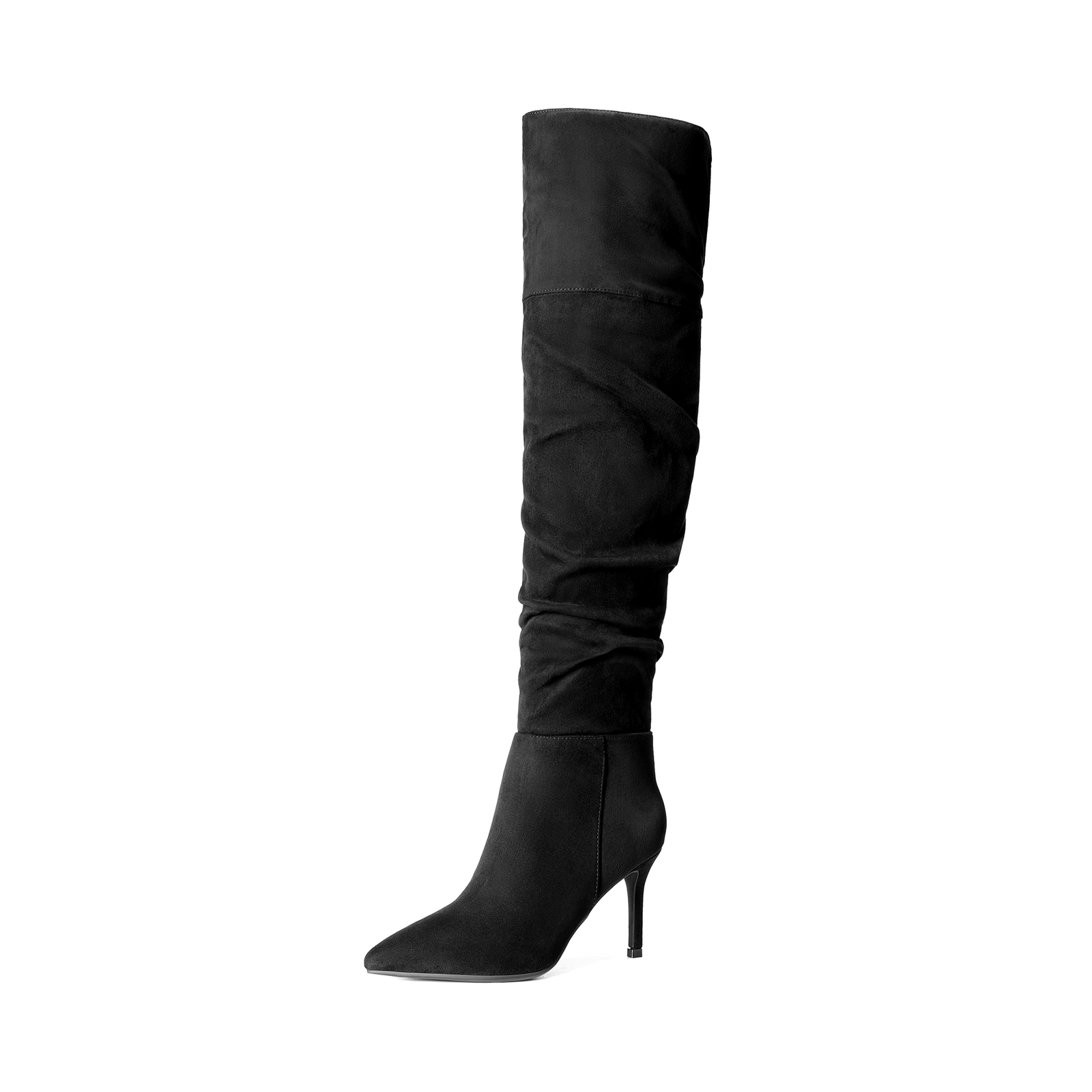 Women High Heels Over The Knee Boots Thigh High Pointed Toe Stiletto Party Boots