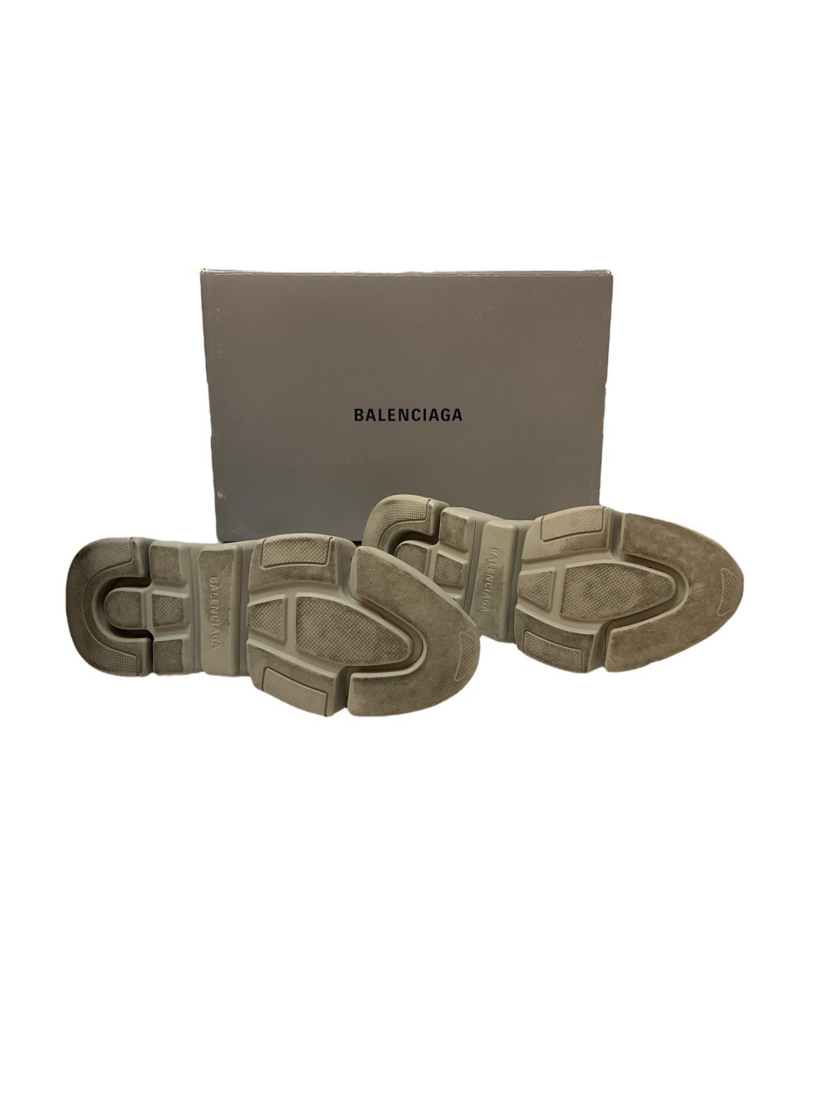 Balenciaga Beige Monogram Elastic Sneaker
