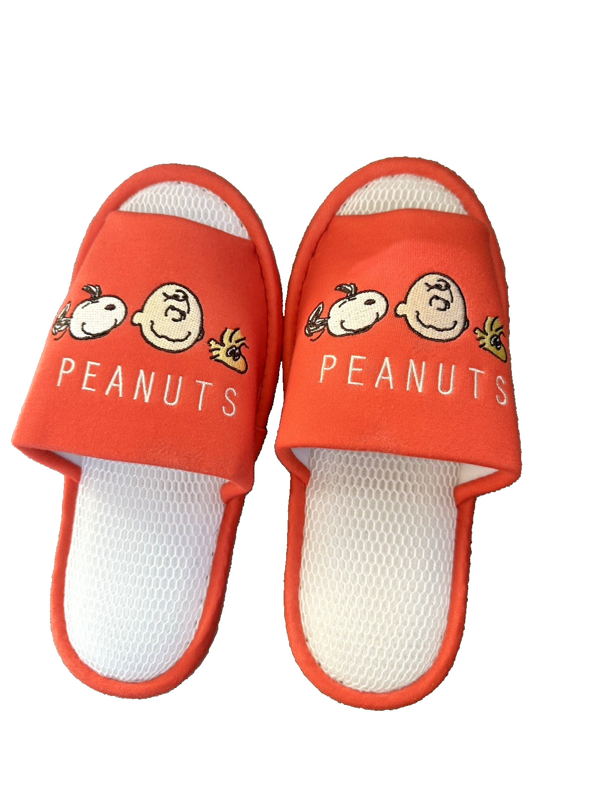 Peanuts Snoopy House Slippers Unisex M/L US 9-10 Cozy Indoor Shoes Japan