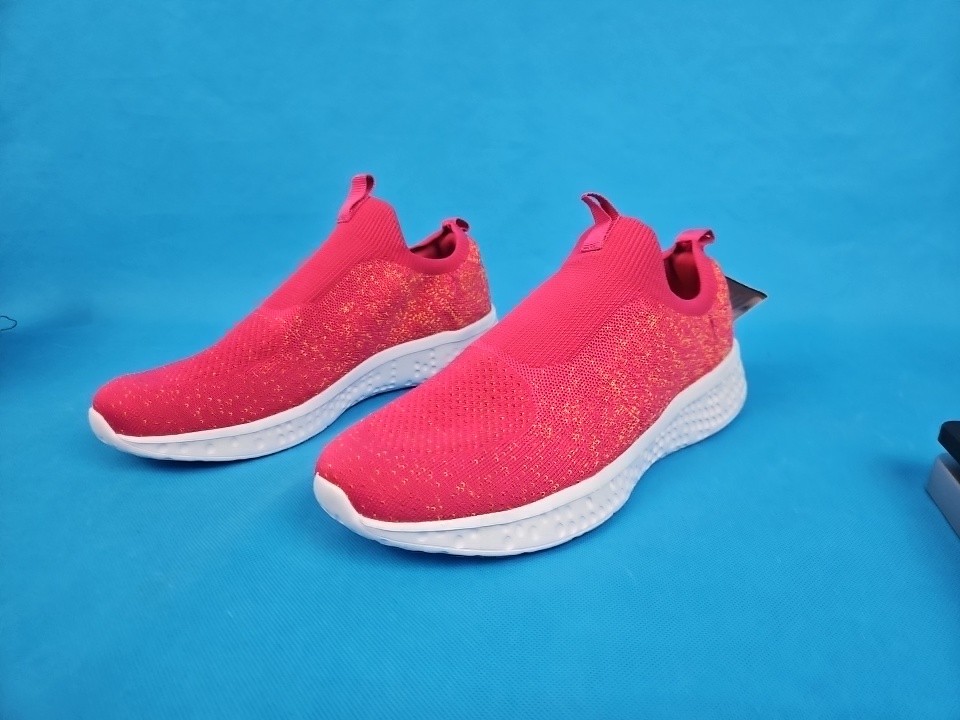 Avia Women’s Pink Slip-On Memory Foam Sneaker Lightweight Knit Pick size