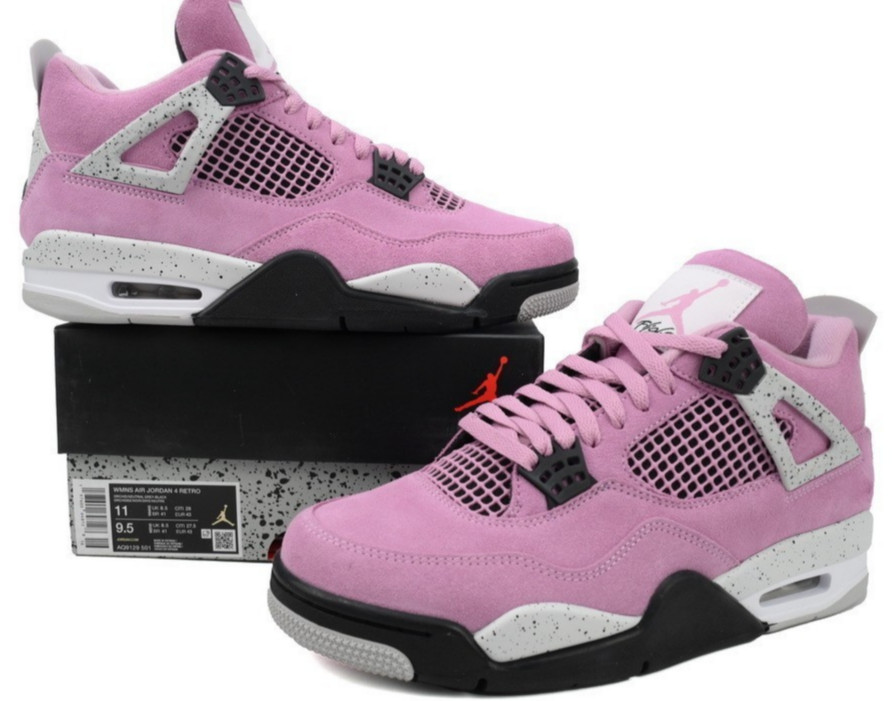 Jordan 4 «Orchid» Mid Top Retro Women’s and Men’s Basketball Shoes