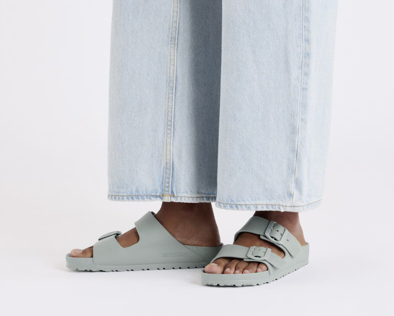 Birkenstock Arizona EVA Flip Flop Sandals Pure Sage US 5 EUR 36 Narrow New