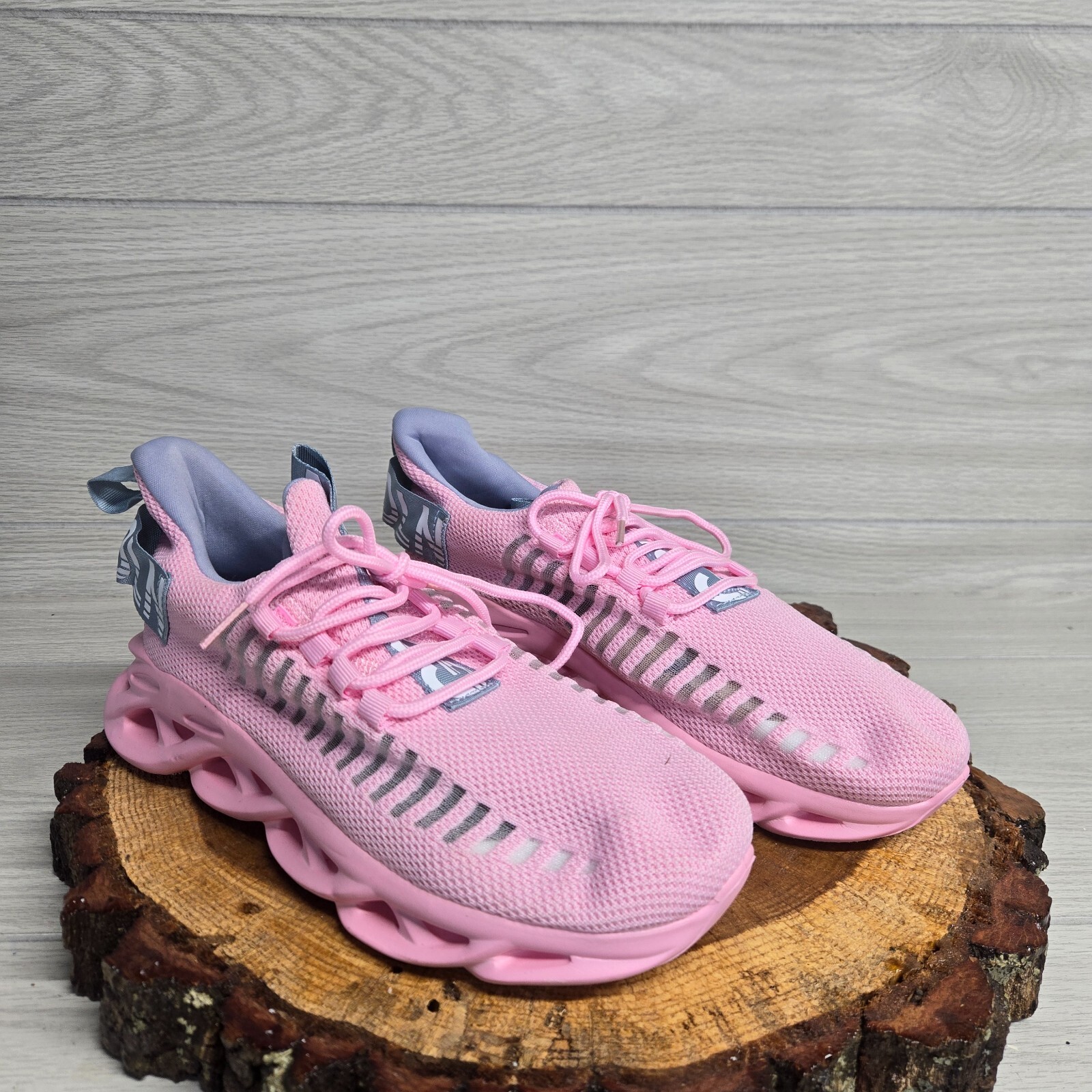 GSLMOLN Lightweight Breathable Pink Shoes Sneakers EU 42 – Women’s 11.5