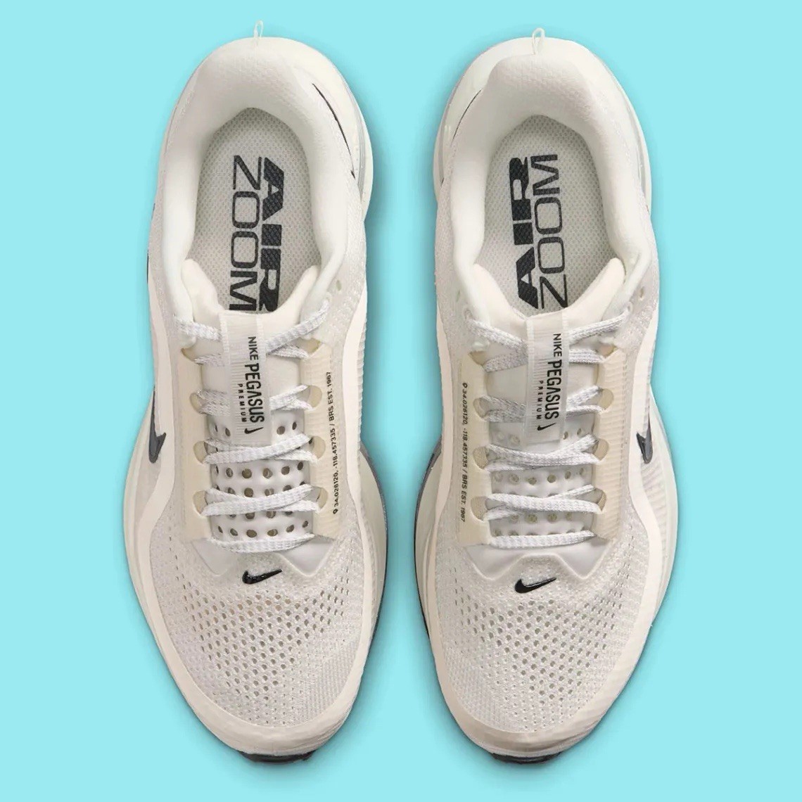 Nike Pegasus Premium Sail Off Noir Running Sneakers HQ2593-106 Womens Sizes