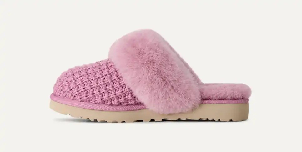 UGG Women’s Cozy Knit Fur Slippers Multicolor – New – Free SHIPPING!!!