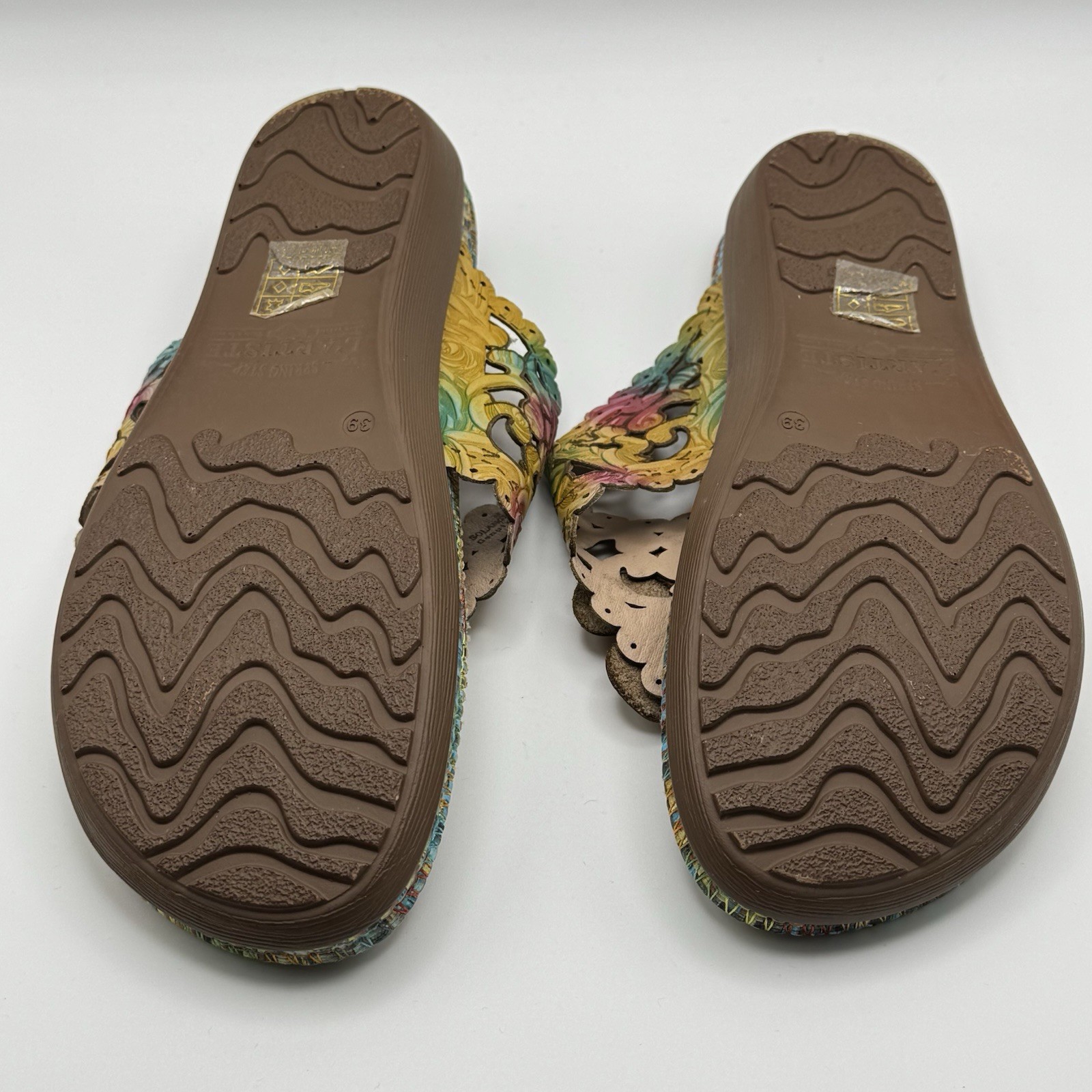 Spring Step L’Artiste Women’s Solange Thong Sandal 39/ US 8.5-9