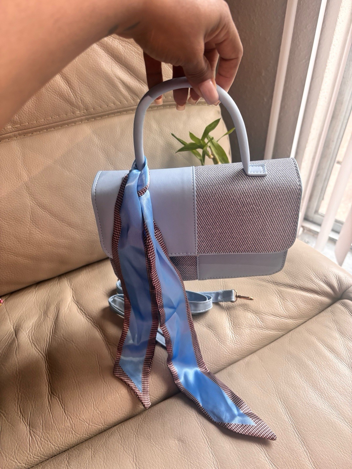 New women’s handbags and flat sandals. Available separately or as a set.