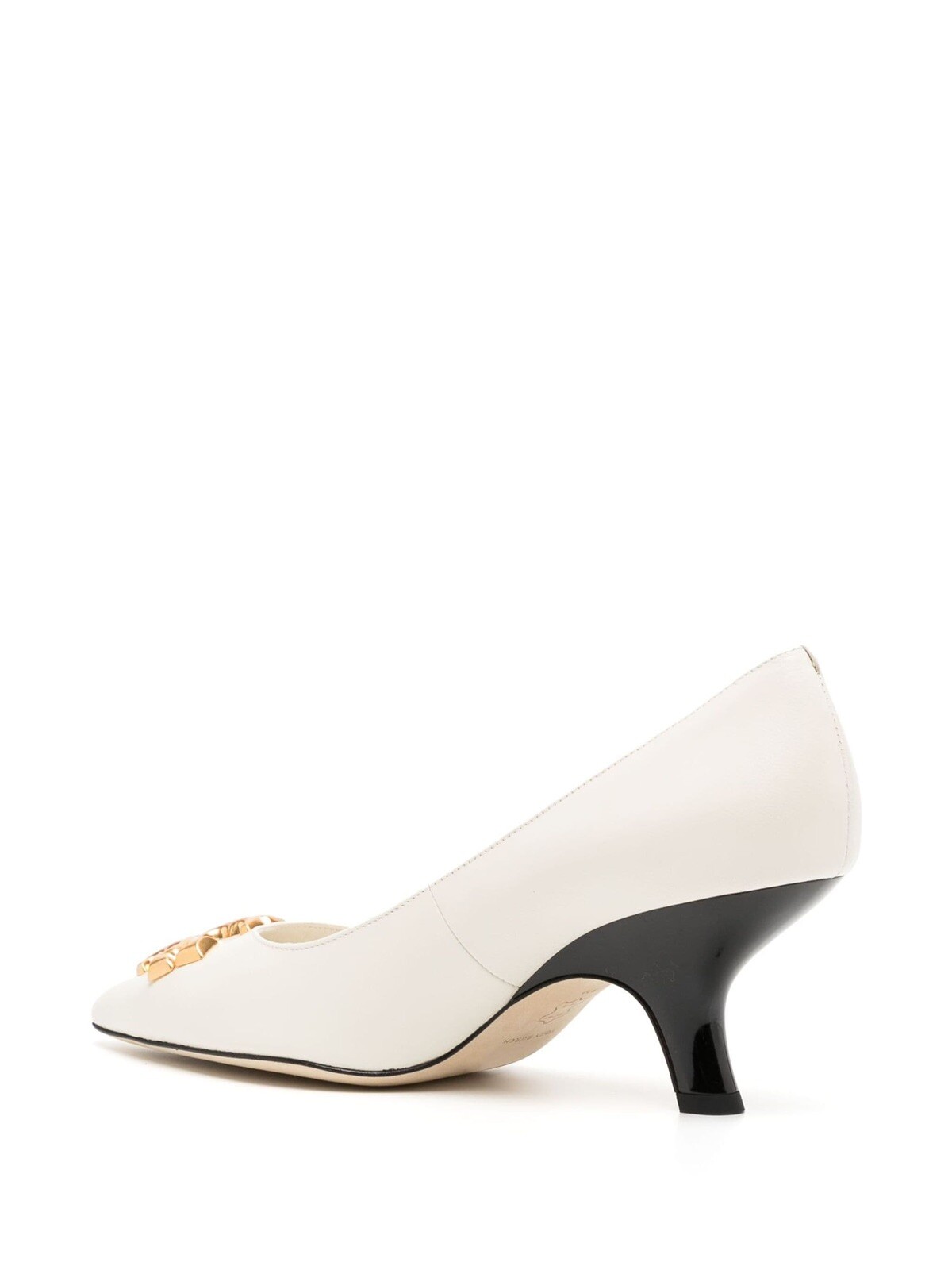 Tory Burch Eleanor Leather Slingback Kitten Heels Pumps Sz 9 $348