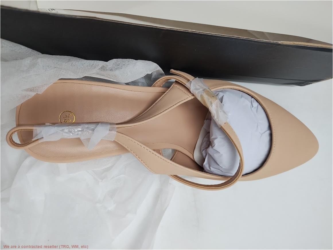 PENNYSUE Women’s Pointed Toe Kitten Heel Nude Color Size 8.5 *SEE DEAL!!!*