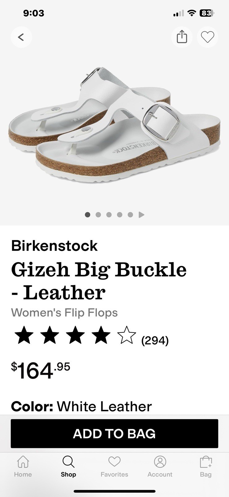 Birkenstock Big Buckle T-strap White sandal. Womens Size 38/ 7 Or 7 1/2 US