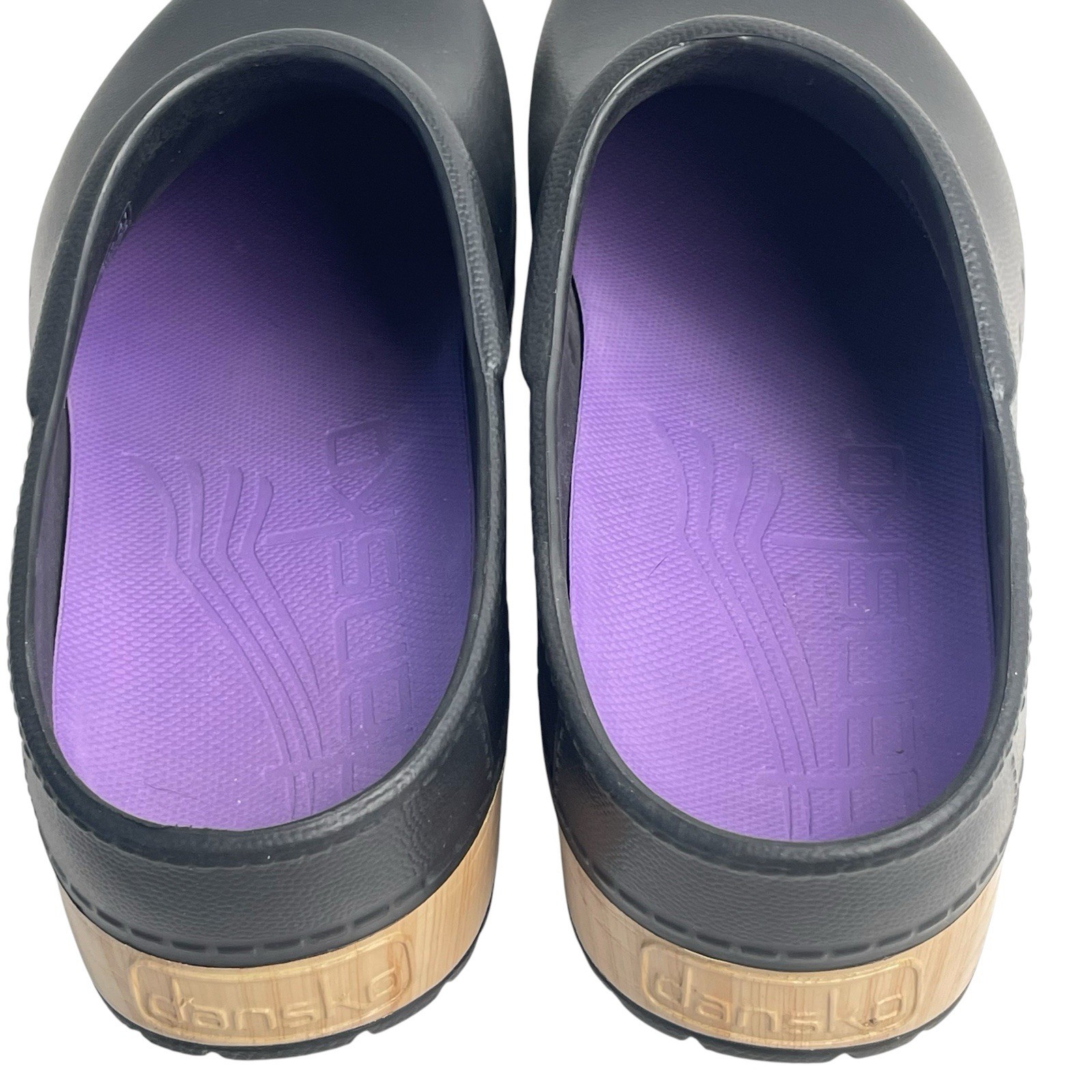 Dansko WMNS Black Molded Kane Clogs Gardening Vegan Waterproof EU 41 US 10.5-11