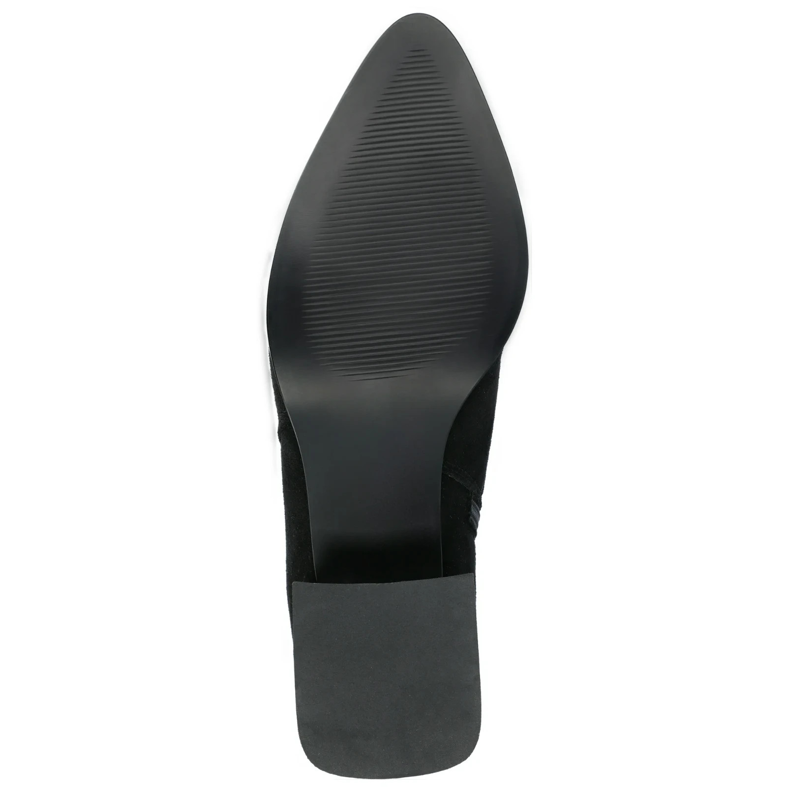 Journee Collection Women’s Tru Comfort Foam Wide Width, Black Suede, US 8 WD