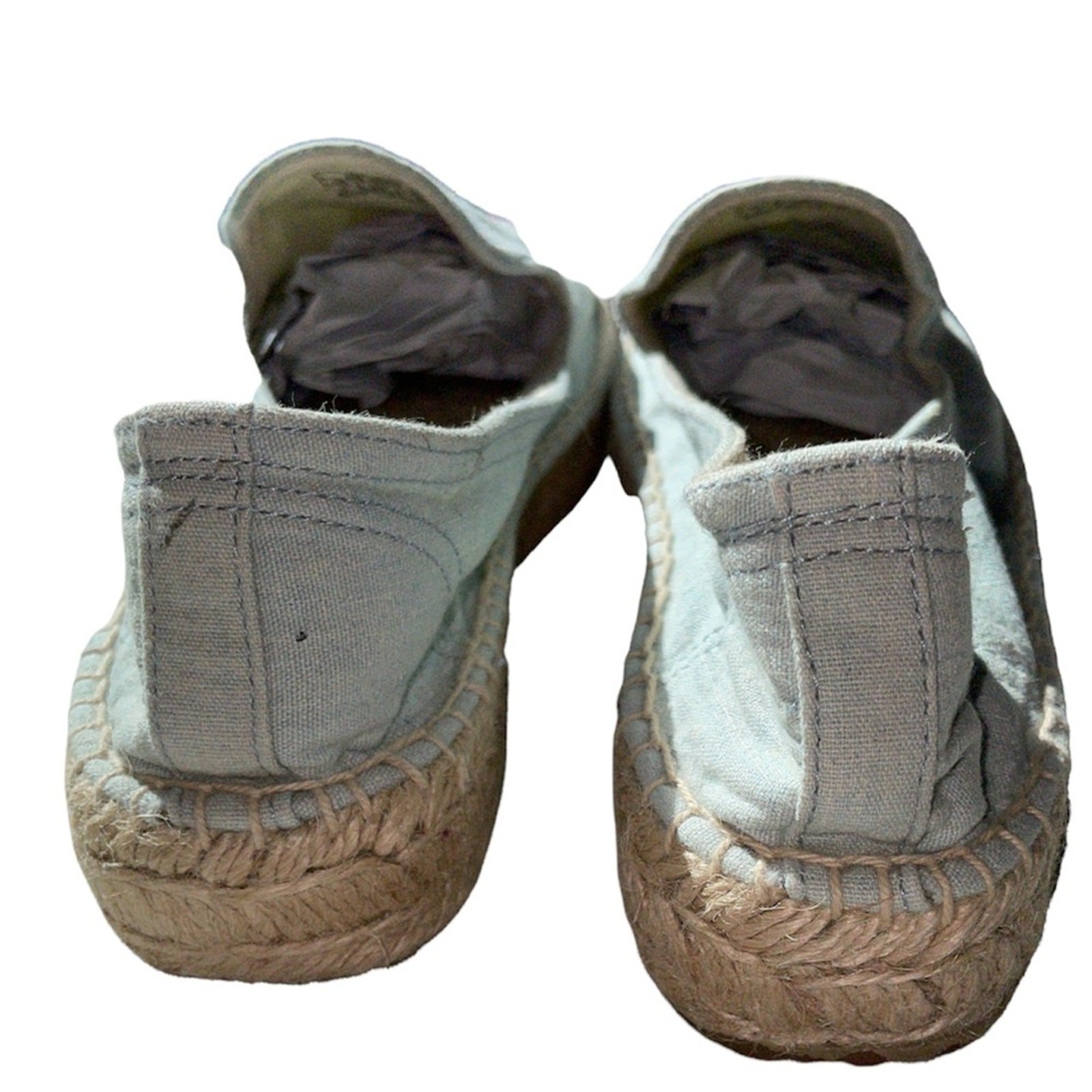 Soludos Eco-friendly Tencel Chambray Sunglasses & Bikini Espadrille Slide Ons 7