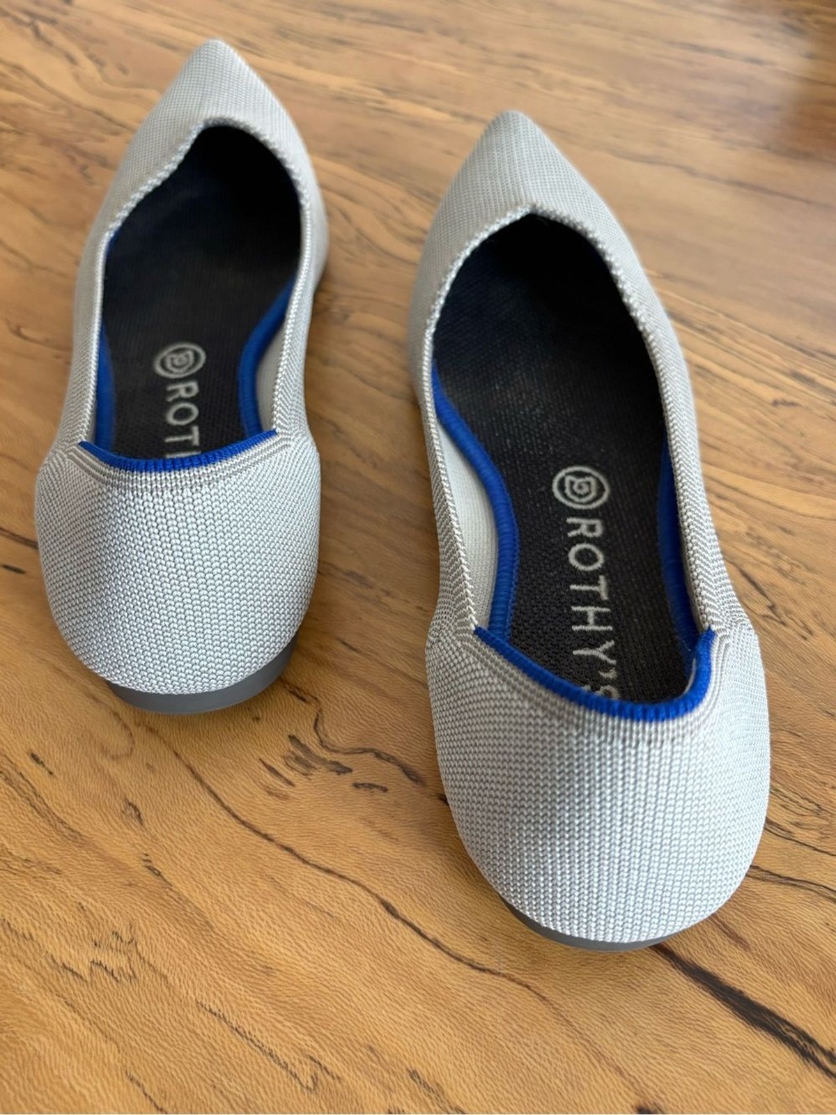 Rothy’s The Point II Diamond Twill Size 9 Washable Knit Flats