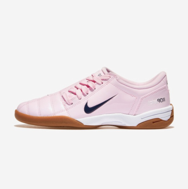Nike Women T90 Patent Shoes Sneakers Pink IB5666-602