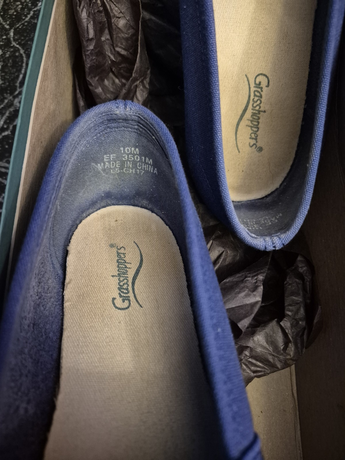 Grasshoppers Navy Blue Size 10 M Womens Shoes With Box