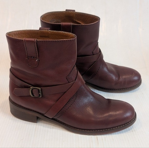 MADEWELL 1937 Women’s Short Moto Biker Ankle Boots Size 8.5