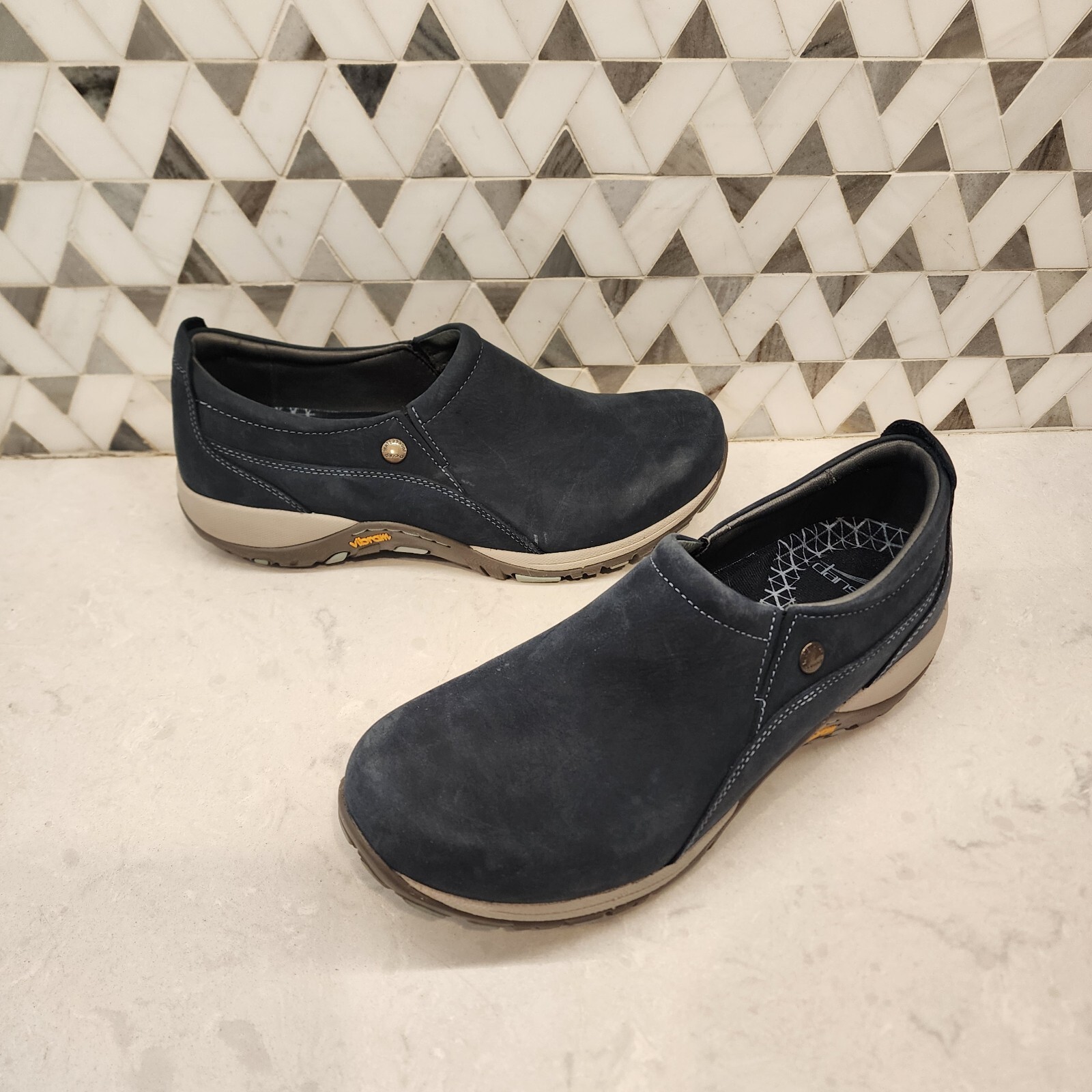 Excellent Dansko Patti Women’s Casual Shoes, Navy Milled Nubuck, W41