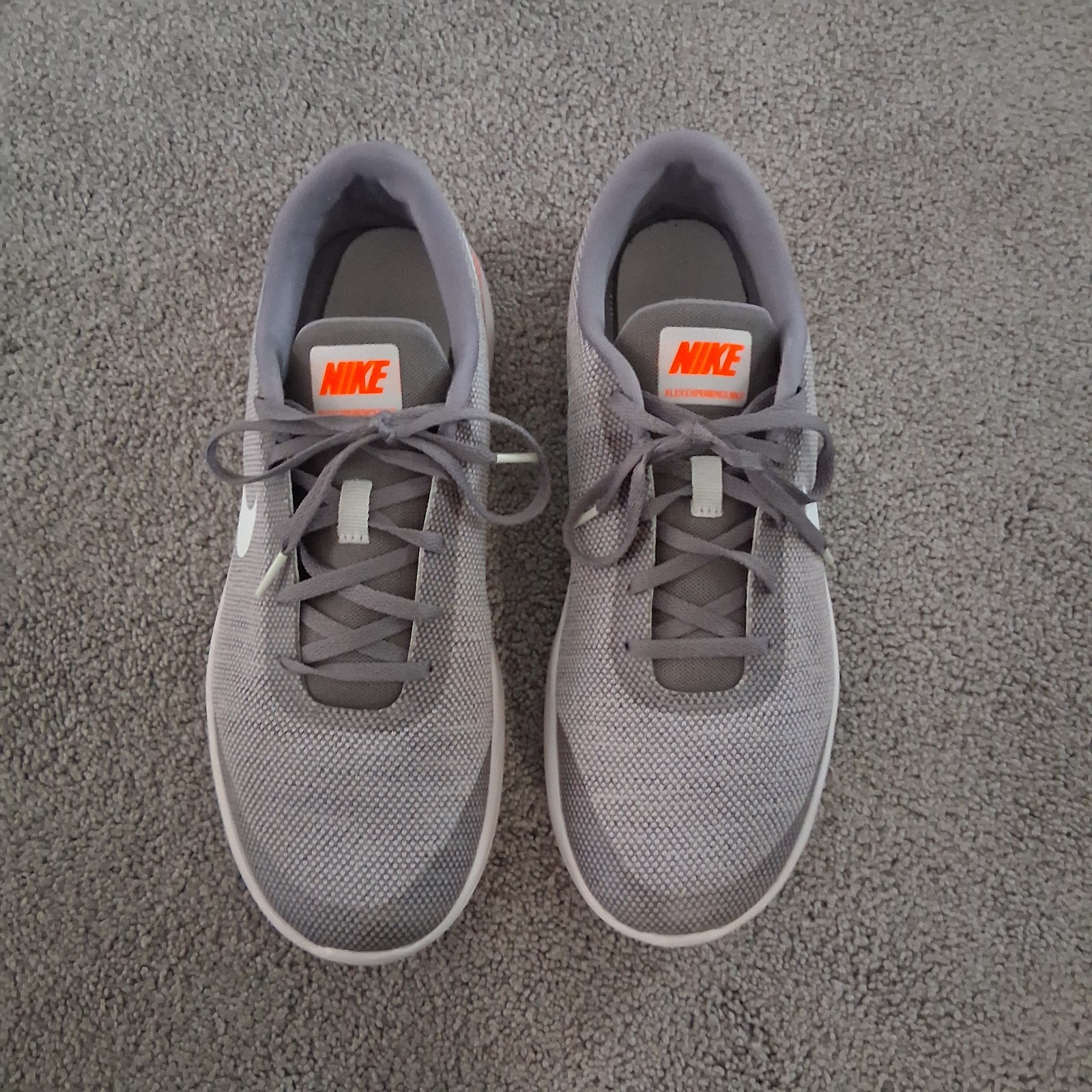 Nike Flex Experience RN Shoes Womens Size 11 Gray Coral Running Gym 908996-004
