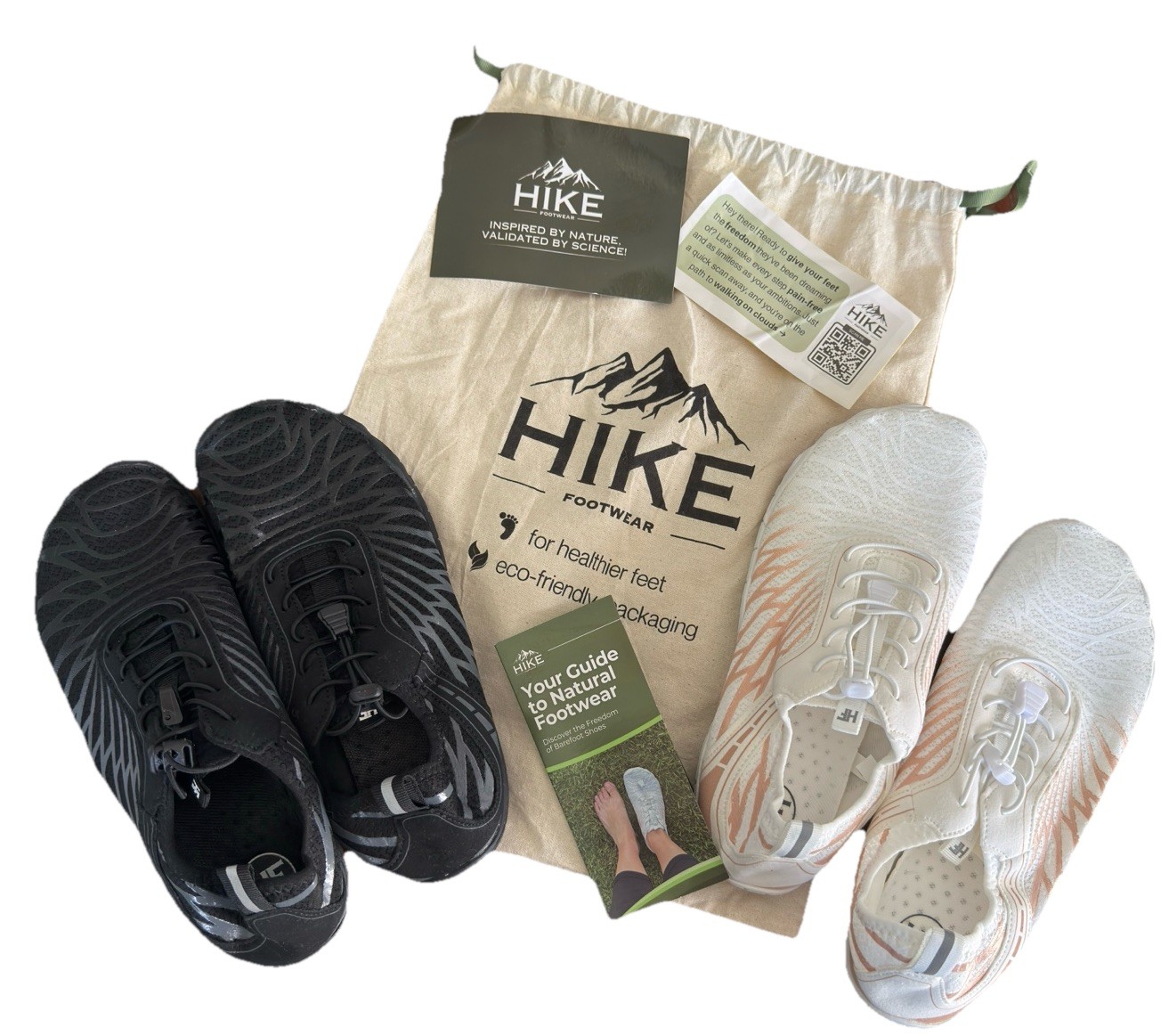 Hike Lorax Pro Healthy & Non-slip Barefoot Shoes Lot Size 10 Women Drawstring