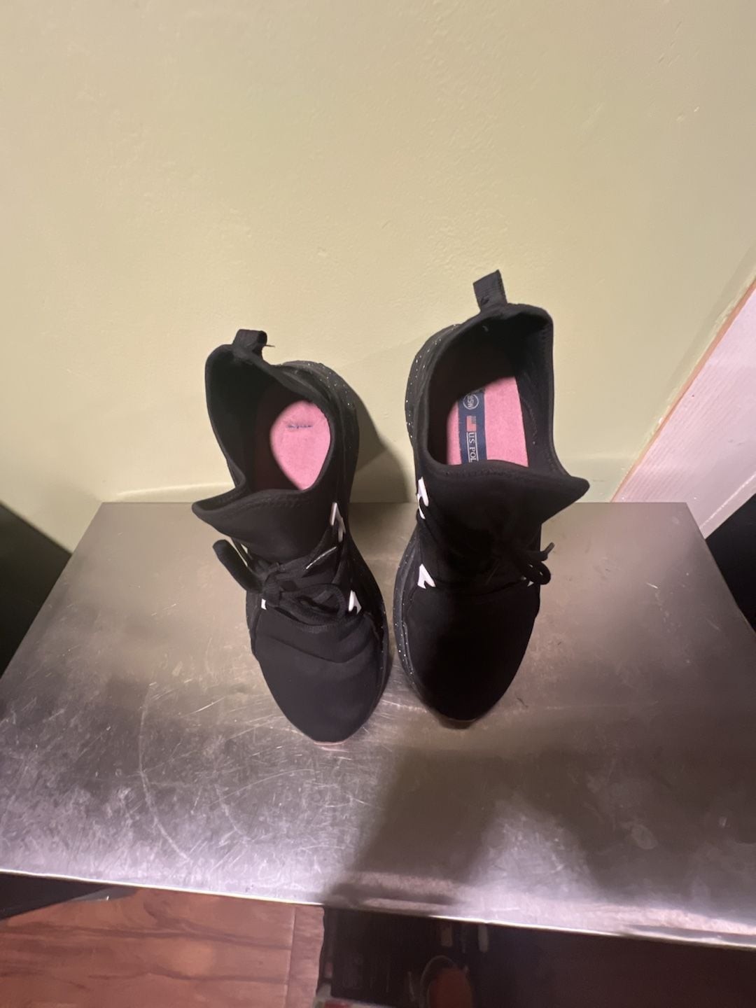 U.S. Polo Assn. Women’s Black Slip-On Sneakers
