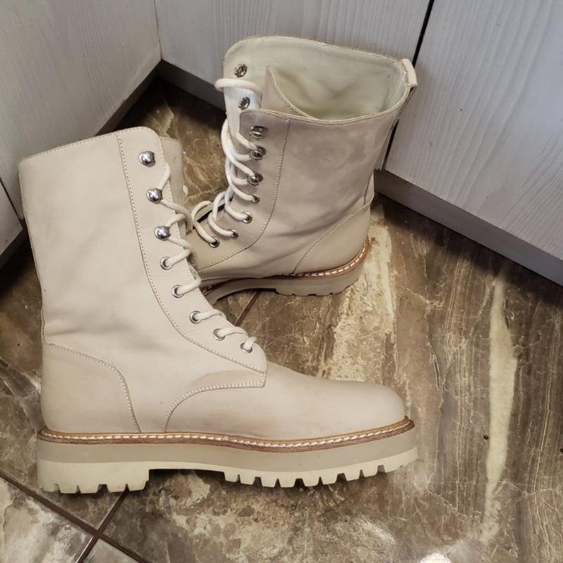 women navy boot boots white leather 39