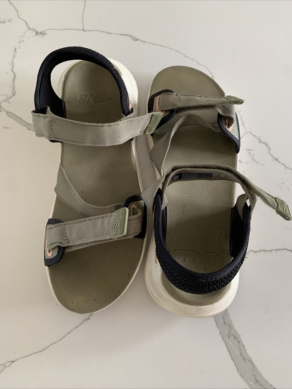 Womens Teva 1124039 Zymic Sandal Green Eco Friendly Comfort Outdoor Shoe Size 11