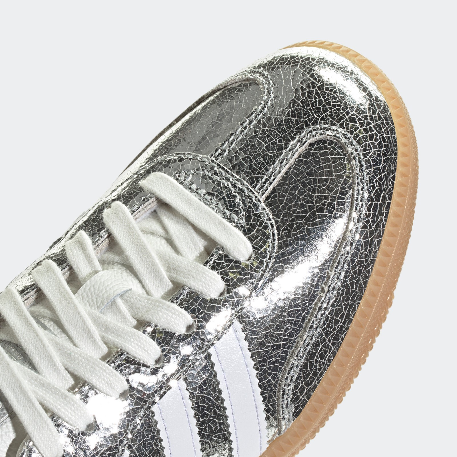 Adidas Originals Samba OG Silver Metallic White Gum Lifestyle New Women JR0035