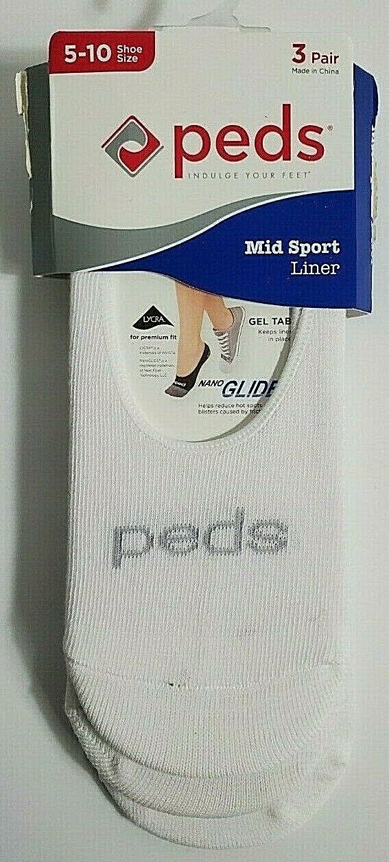Peds Women’s Mid Sport Liner Socks