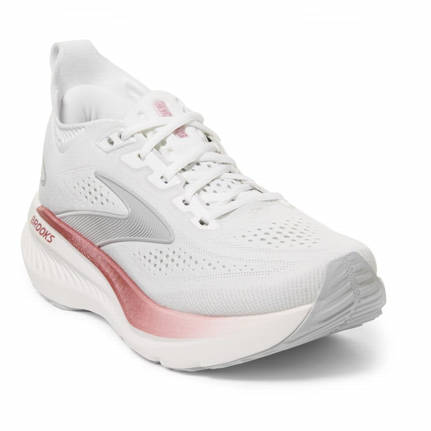 Brooks Women’s Glycerin 23 Running Shoes, White/Silver (NEW)