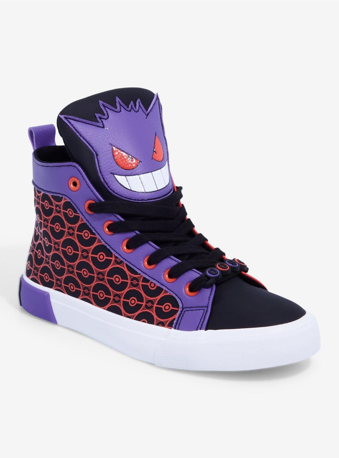 Official Pokemon Gengar High Tops Sneaker Shoes New Size 8 Hot Topic